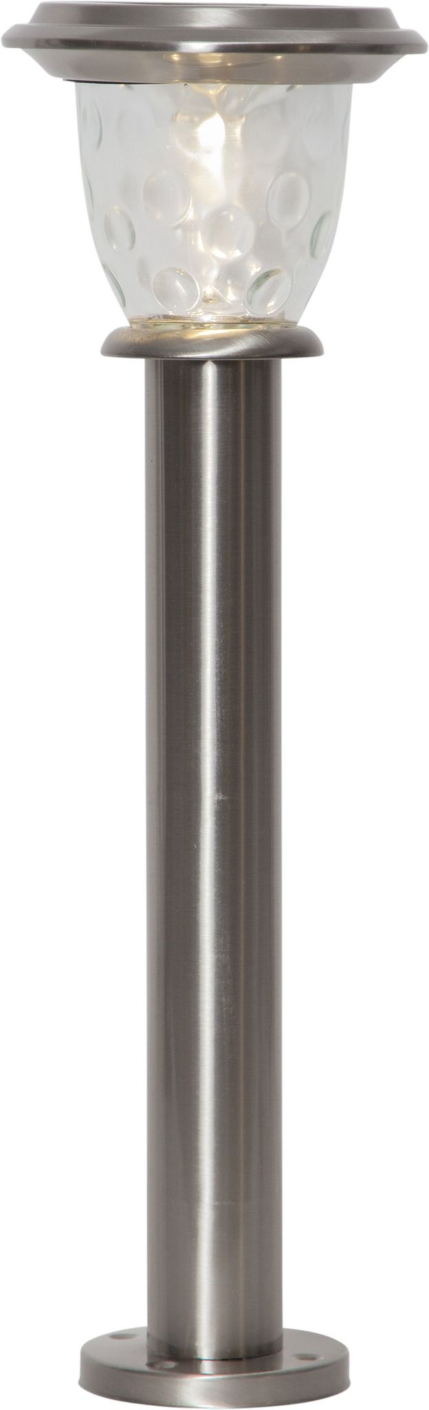 Solar Poller-Leuchte Pireus - Rostfreier Stahl, Lichtfarbe Warmweiss