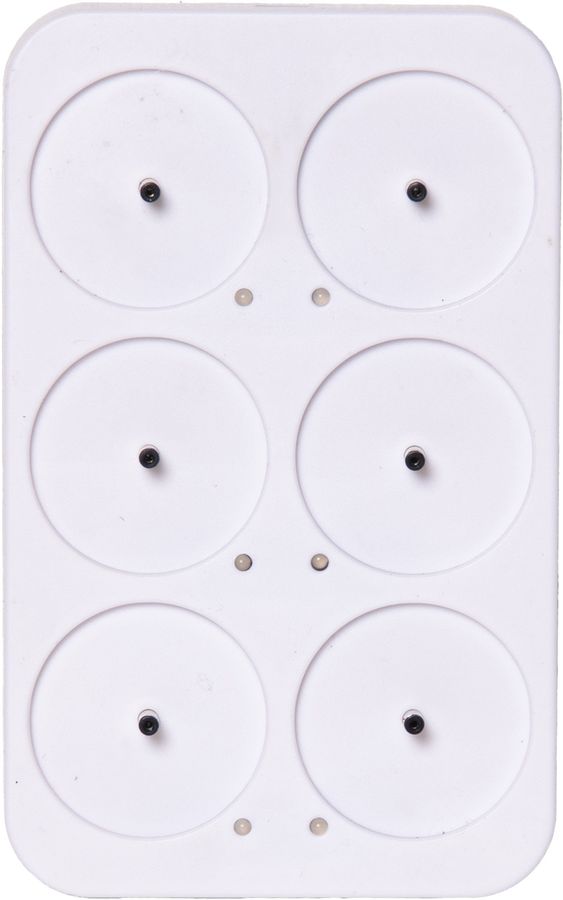 LED Kerze 6 Pack Flamme Charge - Indoor, Weiss, 8.50 cm Höhe, Timerfunktion