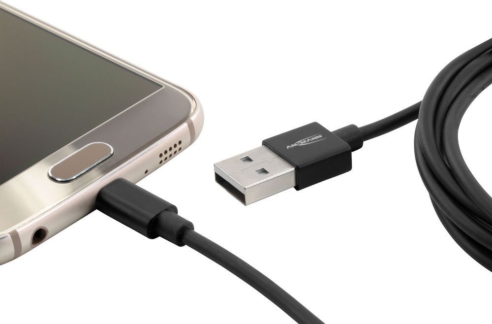 Micro-USB Daten- und Ladekabel 200 cm - Micro USB Kabel 200 cm Ladekabel / Datenkabel mit Aluminium Gehäuse