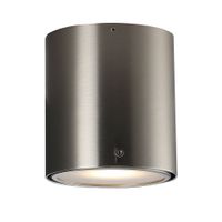 IP S4, Wandleuchte, Gebürsteter Stahl - GU10, max. 8W LED, IP44