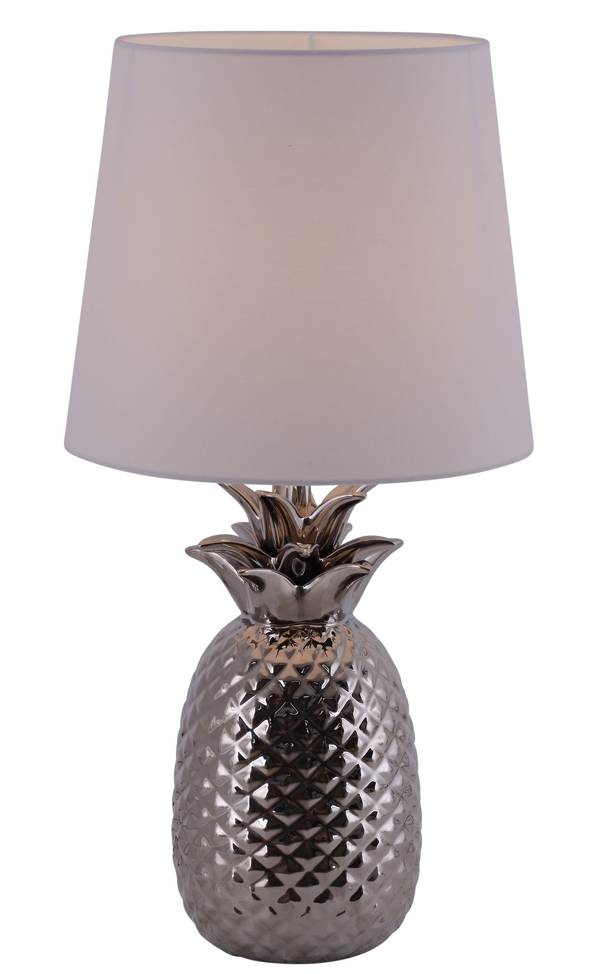 Keramik-Tischleuchte h: 45cm Ananas - E14, 40W, IP20