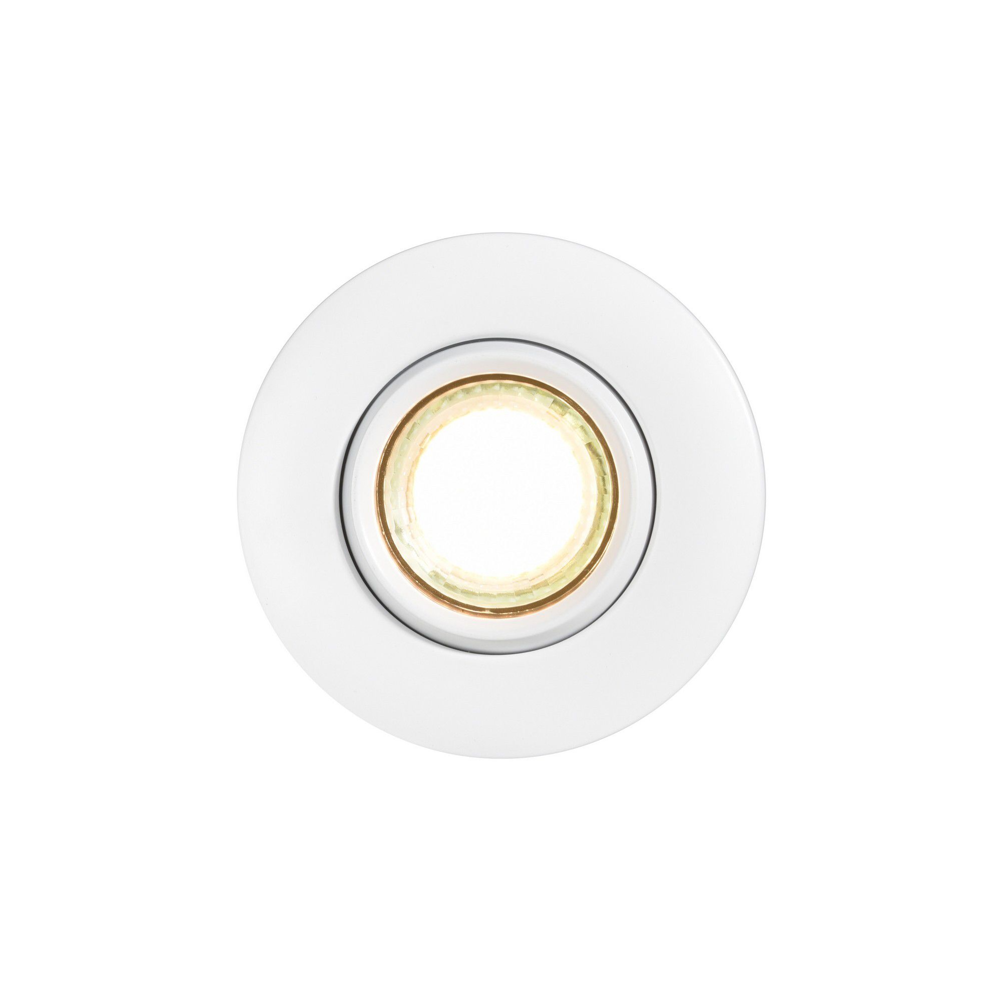 Einbaudownlight UMBERTO - GU10 (exkl.), max. 7.5W, IP44, weiss, optional (Leuchtmittel), D=79mm, B=96mm, H=66mm, BL=76mm