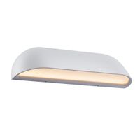 LED Wandanbauleuchte Front 26 - 9.8W, 650lm, 3000K, IP44, CRI 80, weiss, nicht dimmbar, L=260mm, B=68mm, H=68mm