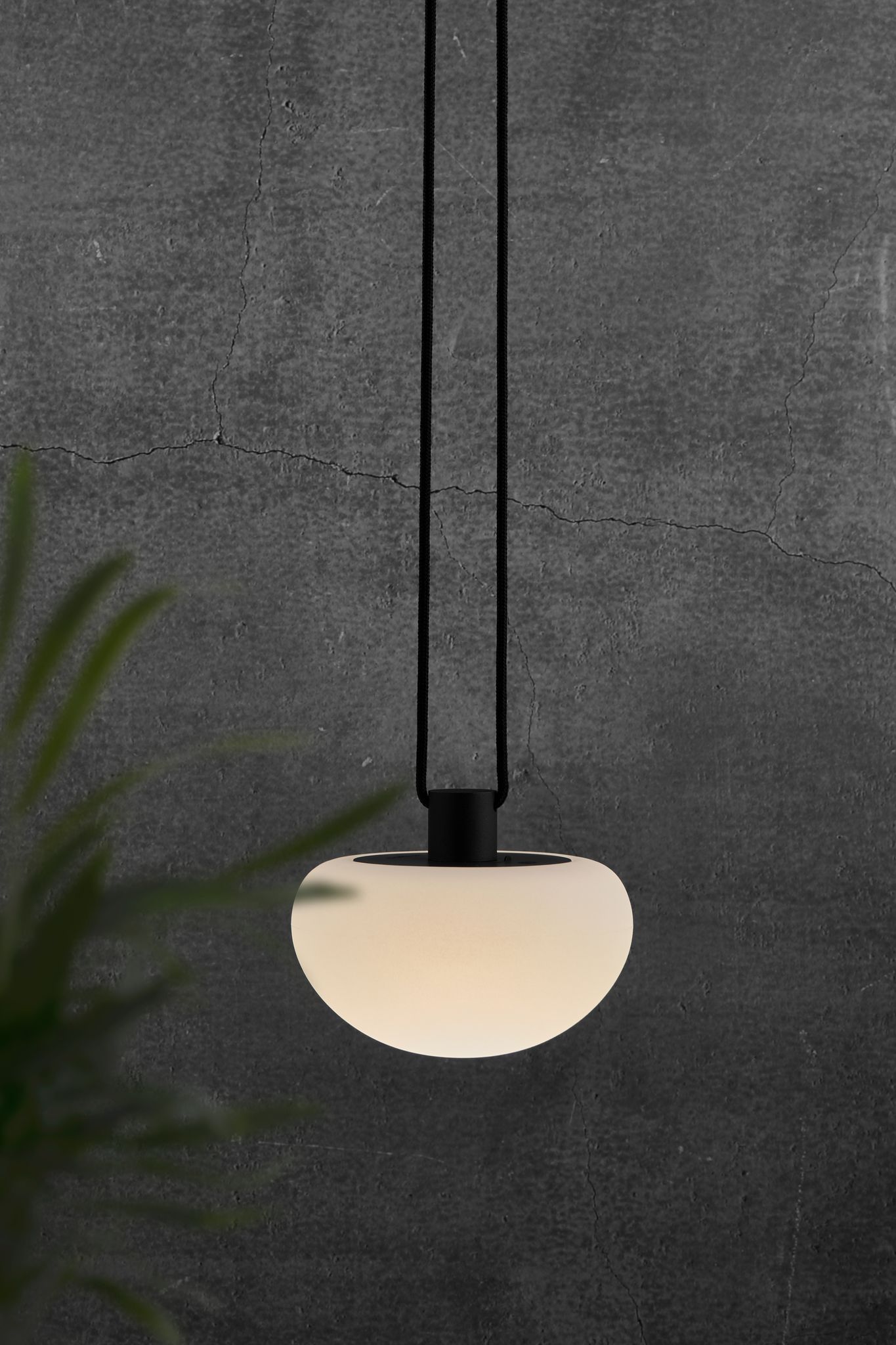 Sponge, Pendelleuchte, Schwarz/Weiss - LED Modul, 5W, IP65
