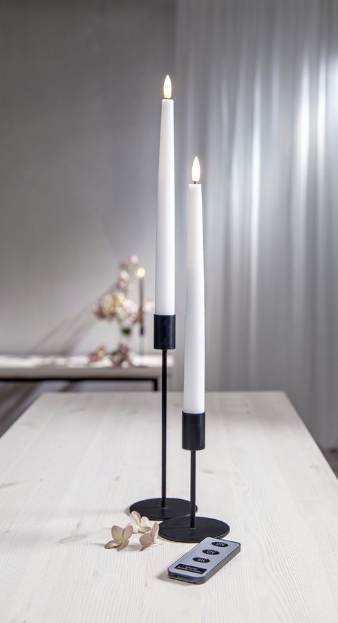 LED Dinner Kerze 2 pack Flamme Slim - 0/20