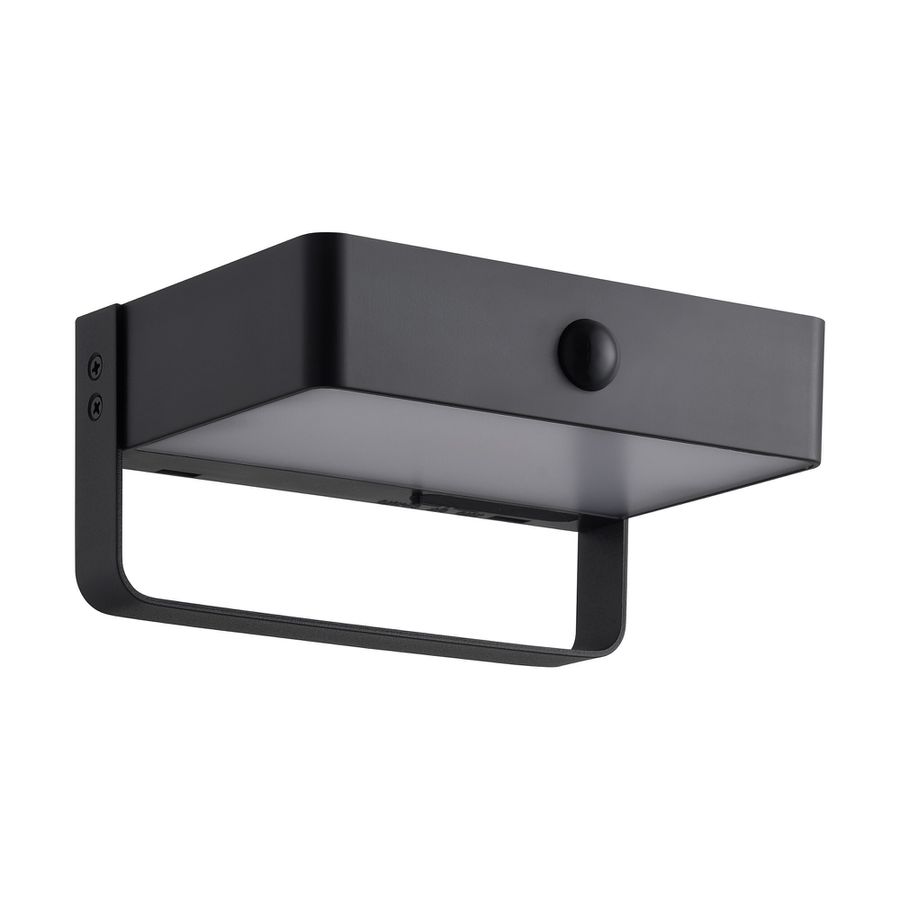 Solar-Wandleuchte Saulio  Schwarz - LED Modul, 4.5W, IP44