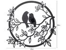 Solar Dekoration Love Birds - IP44, Warmweiss, Schwarz