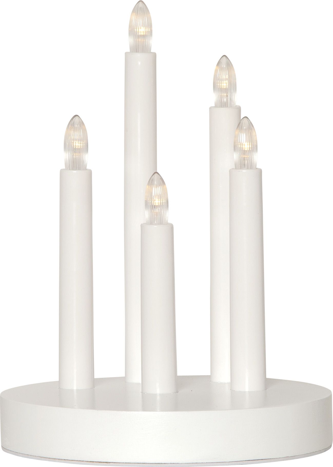 Kerzenleuchter DORIS - IP20, Weiss, Warmweiss