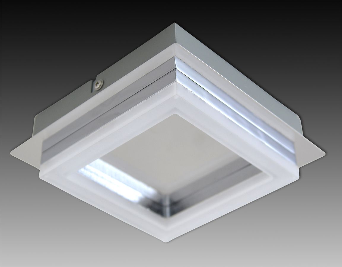 LED Deckenleuchte Bristol - LED fest verbaut, 3000K, warmweiss