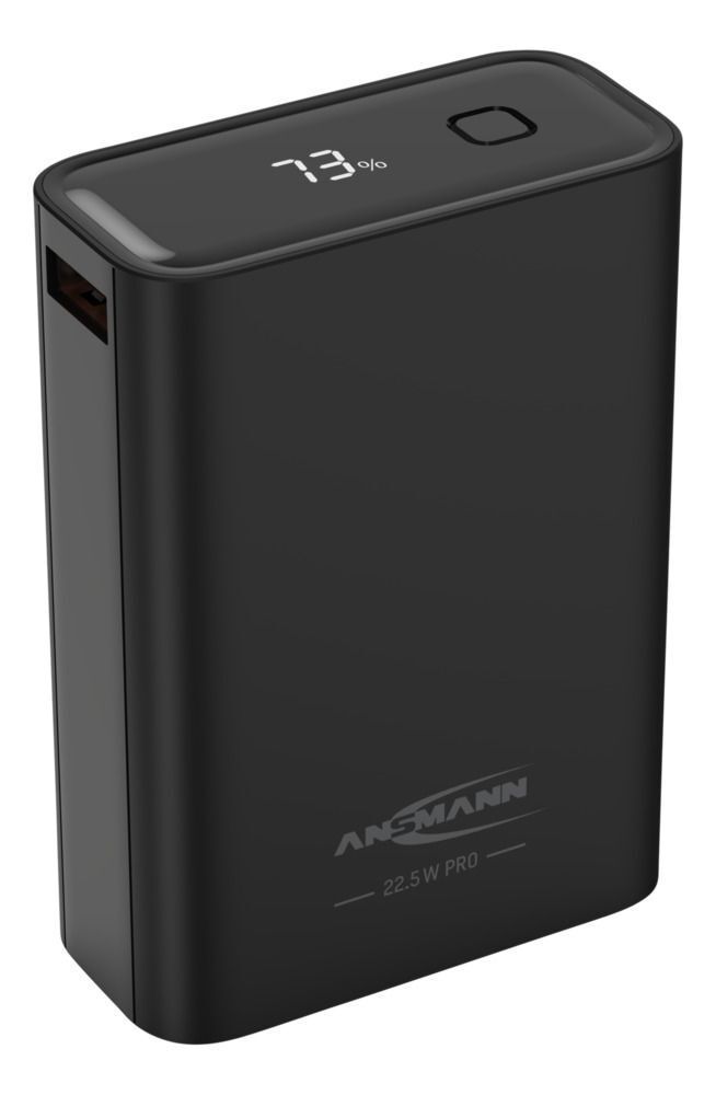 Powerbank 20000 mAh PB222PD schwarz - Lithium-Polymer, 20000mAh, USB Typ-C