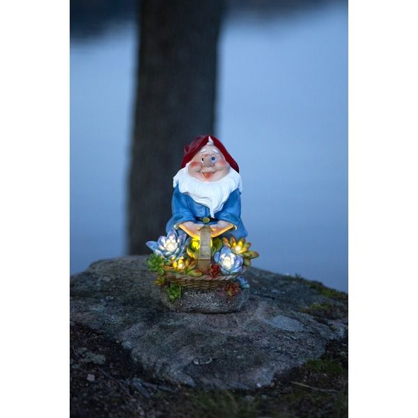 Solar Decoration Gnomy - Multi, Lichtfarbe Warmweiss