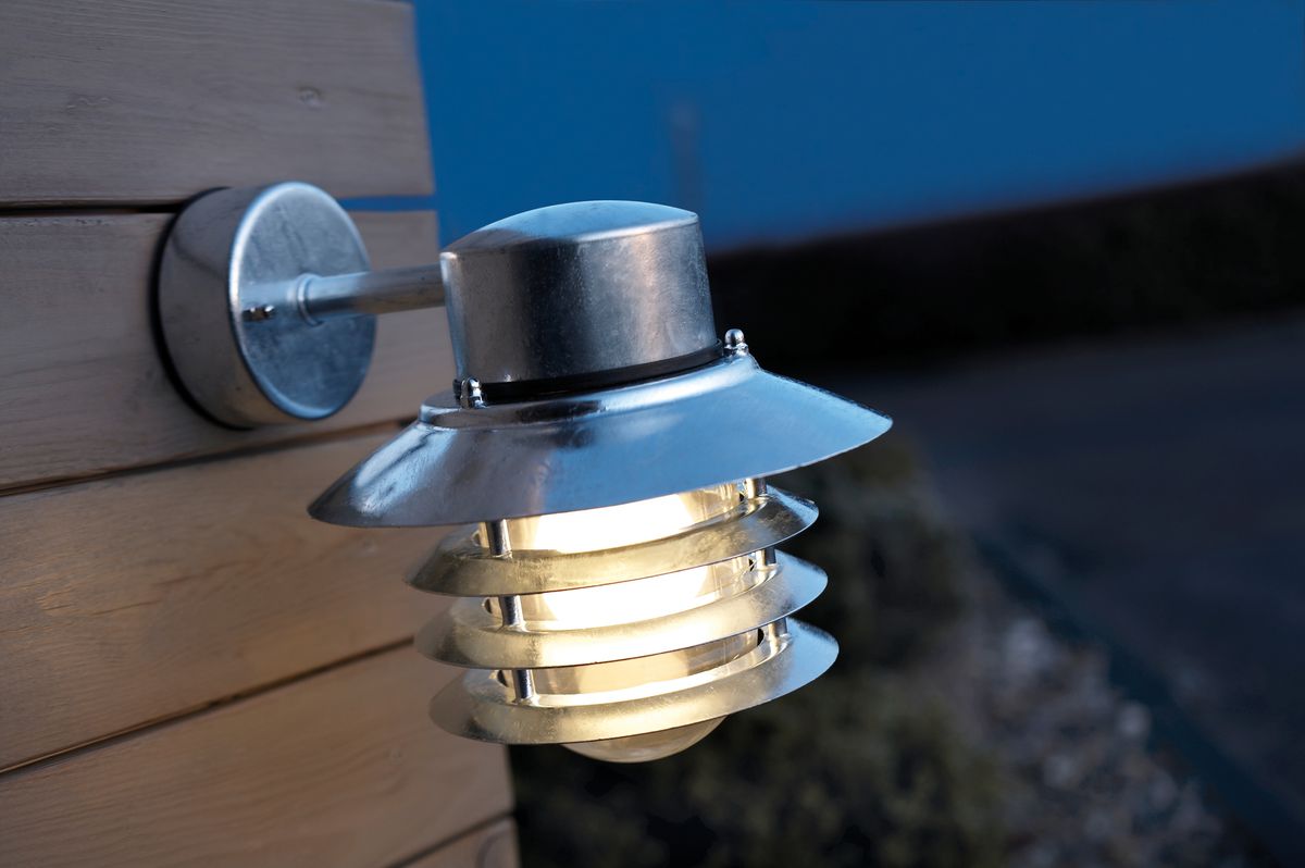 Vejers, Wandleuchte down, Verzinkt - E27, max. 60W, IP54