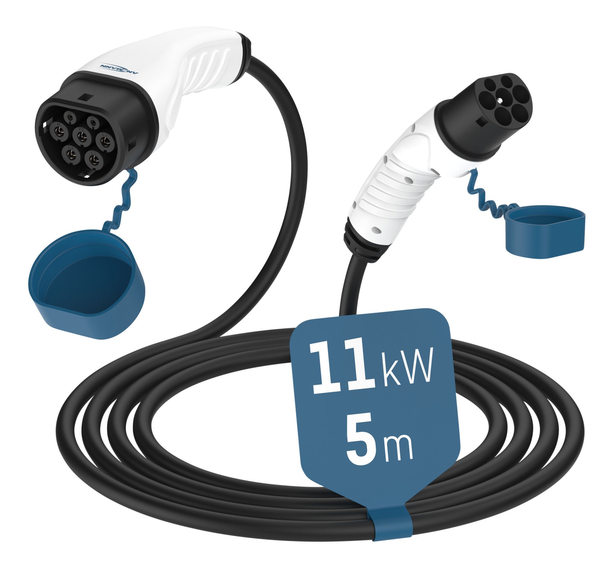Autoladekabel 11kW Typ2 5m - Autoladekabel 11kW Typ2 5m