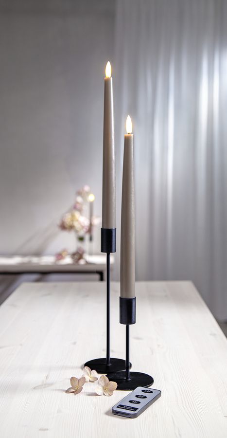LED Dinner Kerze 2 pack Flamme Slim - 0/20