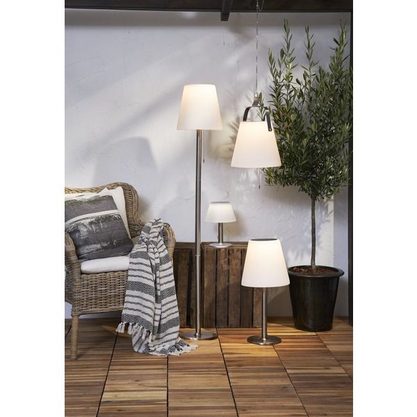 Solar Decoration Solia Shade 26 cm - IP44, Warmweiss, Dämmerungssensor