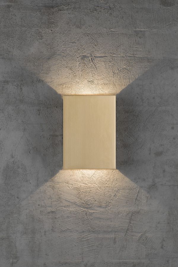 Fold 15, Wandleuchte, Messing - LED Modul, 10W LED, IP54