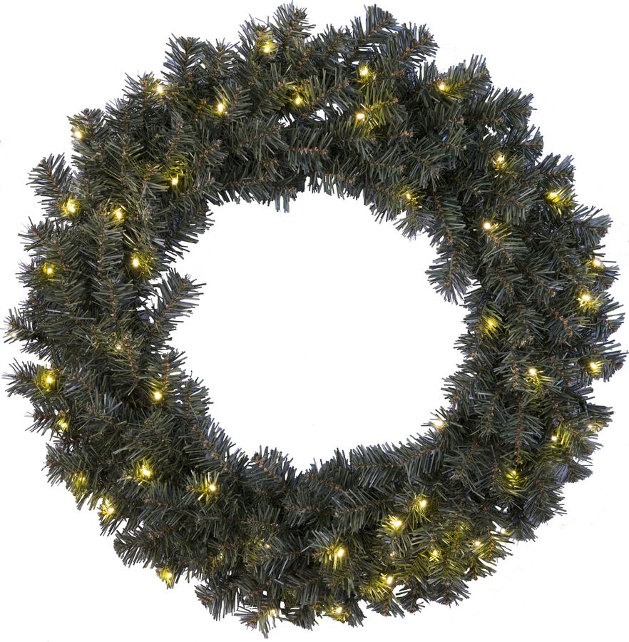 Kranz Ottawa - Grün, 50 LEDs, IP44
