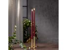 LED Dinner Kerze 2 pack Flamme Metal - Indoor, 39 cm Höhe,Timerfunktion