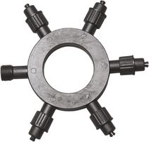 System LED/Expo Extra, Verteil-Ring - Schwarz, mit 5 Schraubverbindungen