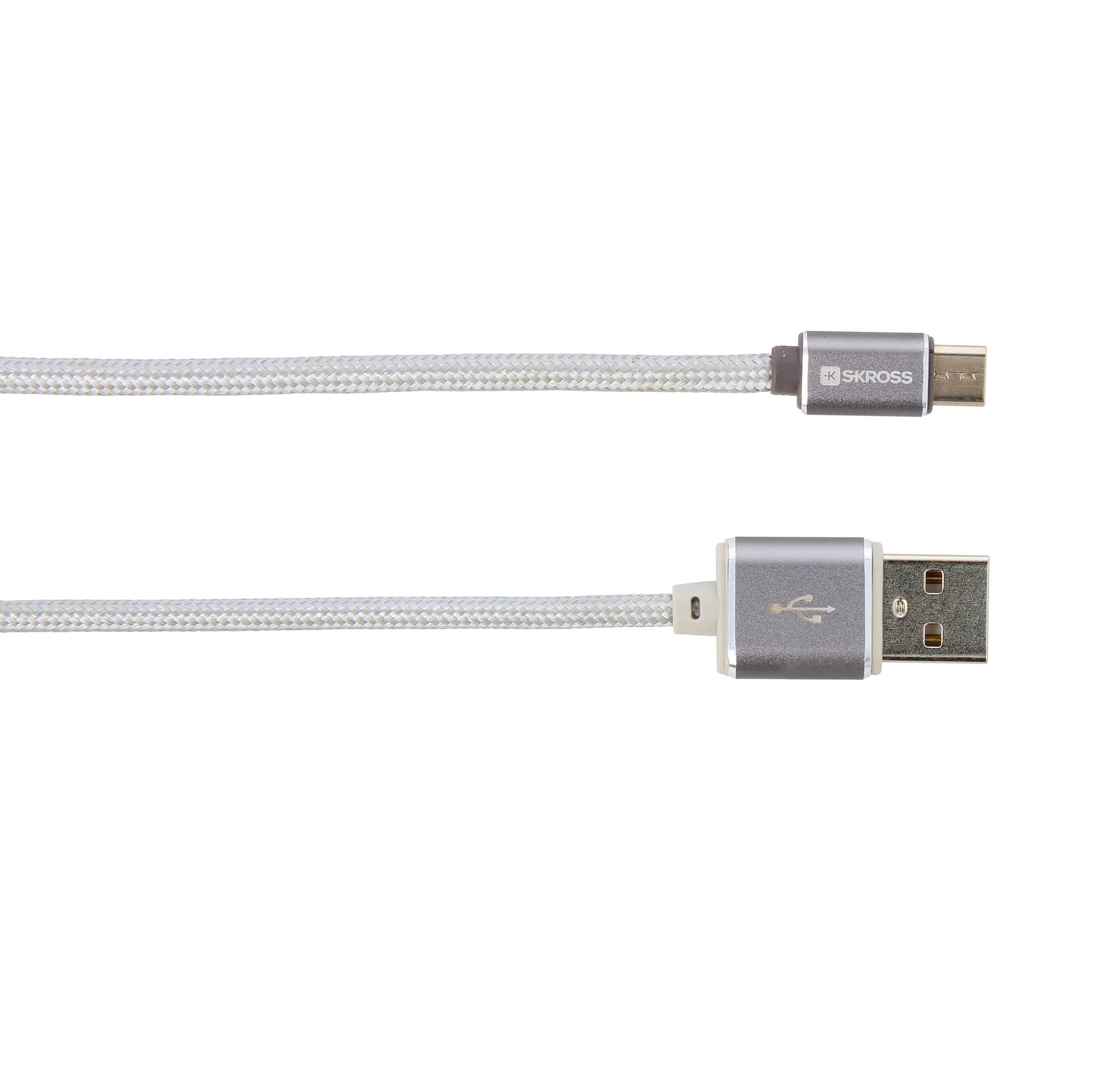 Micro USB Cable – Steel Line - Charge‘n Sync Kabel, USB-A nach Micro USB, 1m, Steel Line
