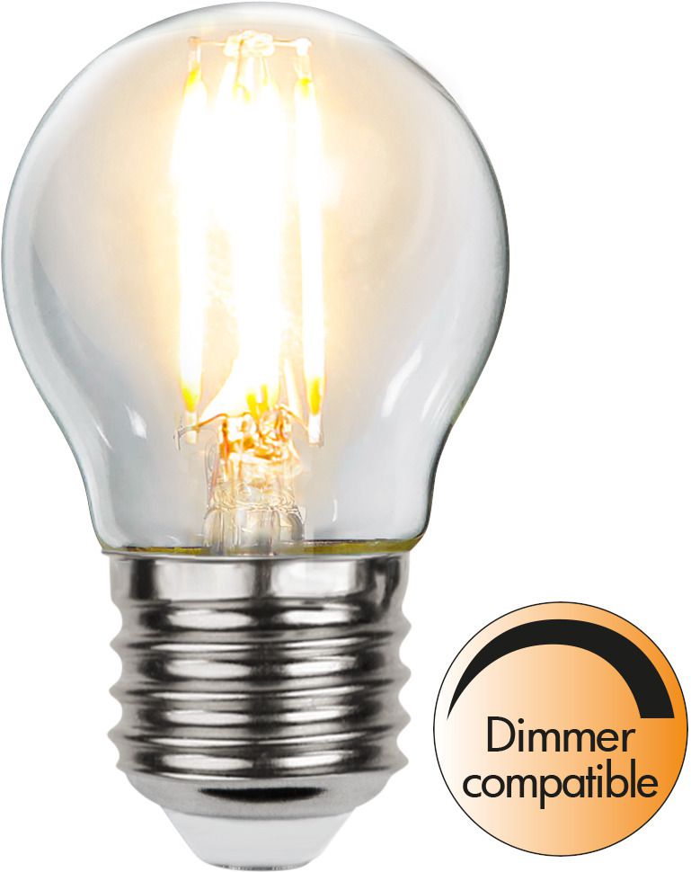 LED Leuchtmittel E27 G45 Klar - E27, 250Lm, 2700K, 2.5W, 230V