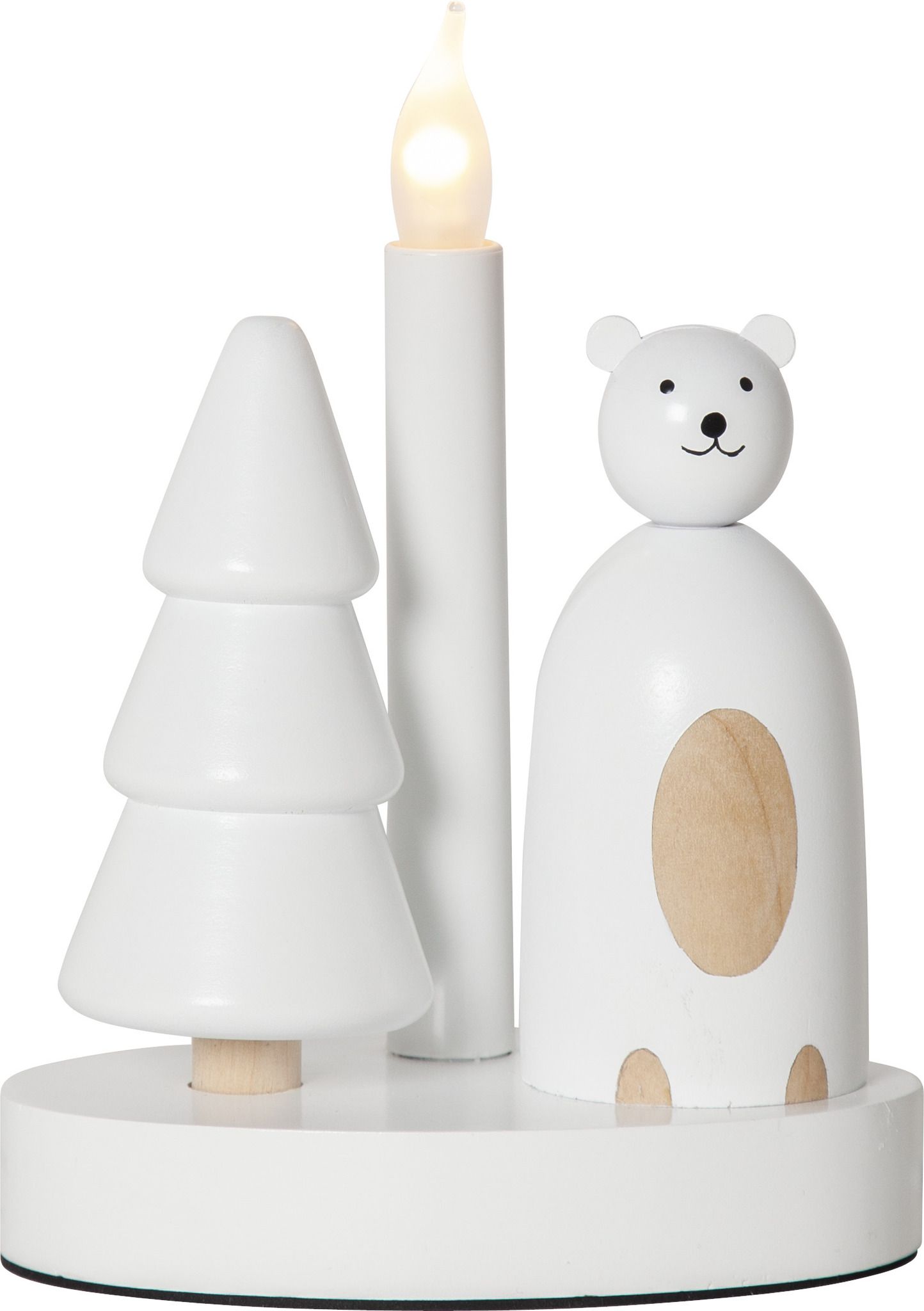 Kerzenleuchter Christmas Joy - IP20, Weiss, Warmweiss