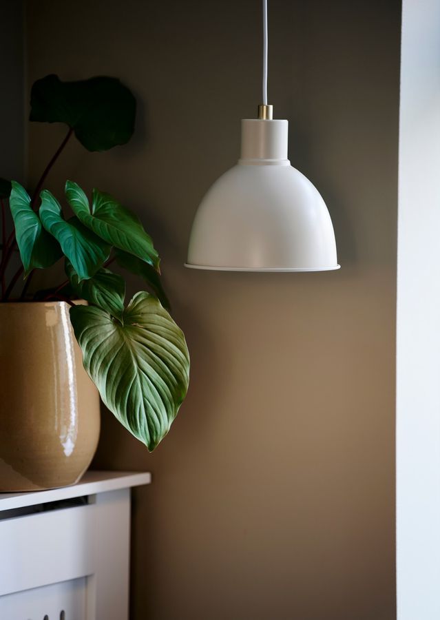 Pendelleuchte POP (Beige) - E27, max. 40W, IP20, beige, dimmen optional, exkl. Leuchtmittel, D=215mm, H=230mm, PL=2230mm