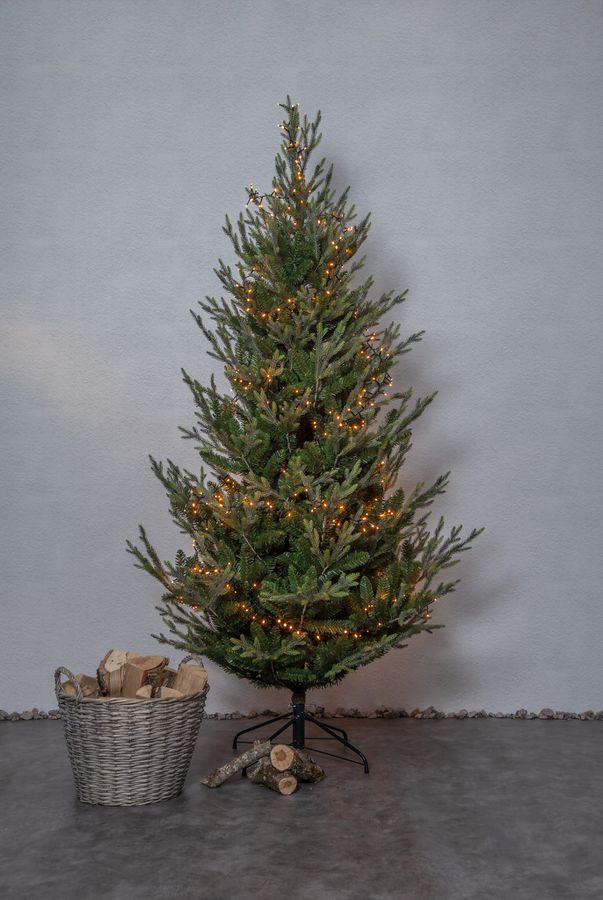 Künstlicher Weihnachtsbaum Uppsala - Grün, keine Lämpchen, 210cm Höhe