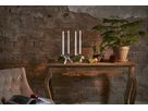 LED Dinner Kerze 4P Flamme - Indoor, Weiss, 28.5cm, Timerfunktion