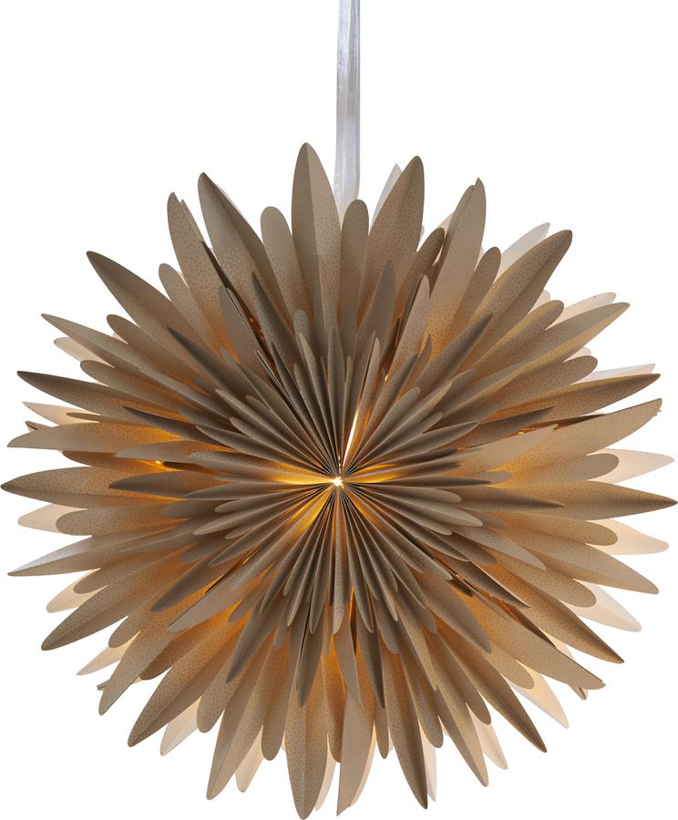 Papierstern Winter - IP20, Beige