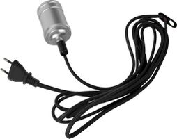 Lampenaufhängung E27 Classical - E27, Zink/silber, 230V AC
