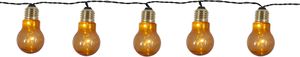 Lichterkette Glow Batteriebetrieben - IP44, Warmweiss, 5 LED's, 100cm