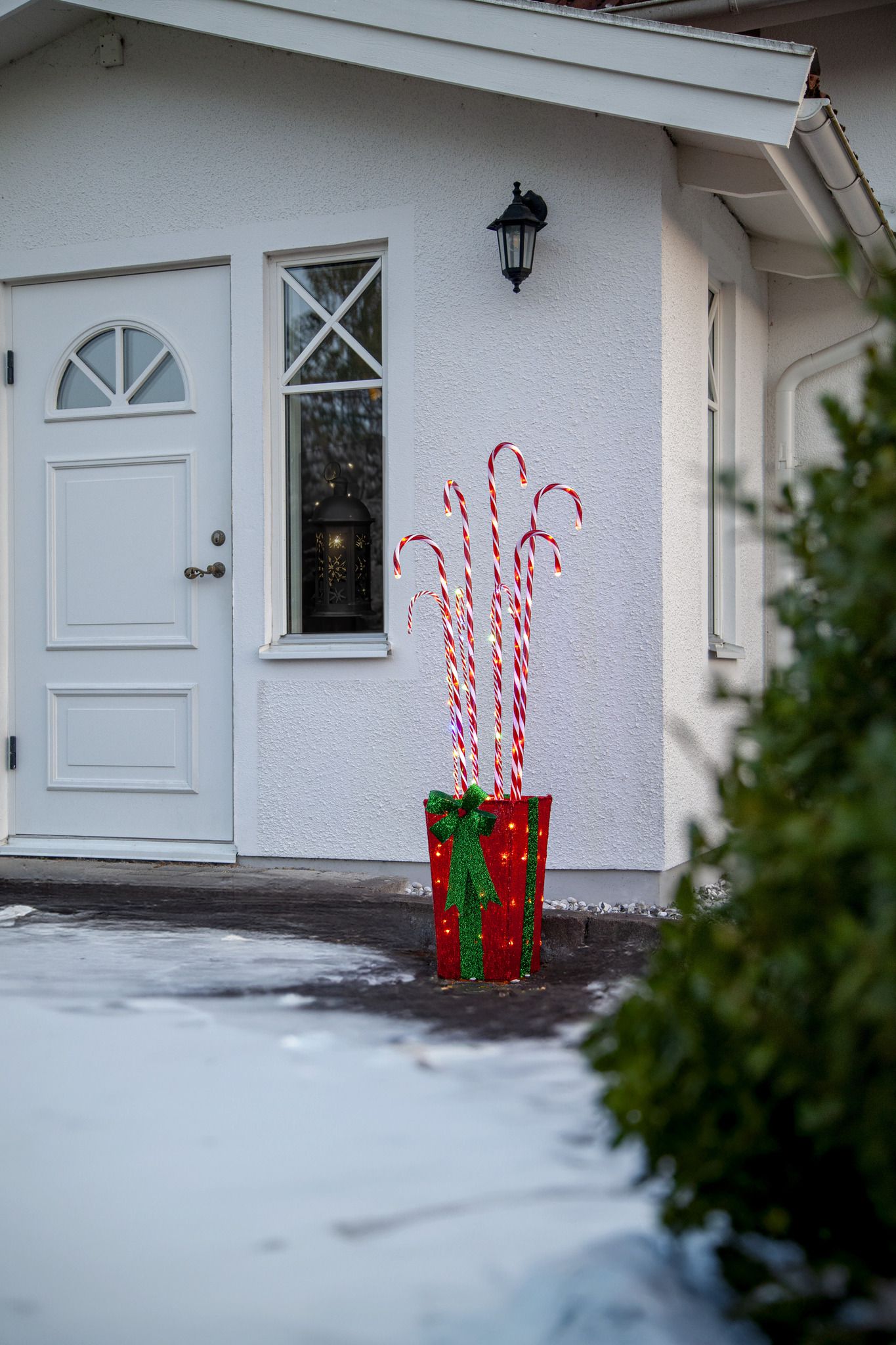 Outdoor Decoration CandyCane - IP44, Multicolor,Rot