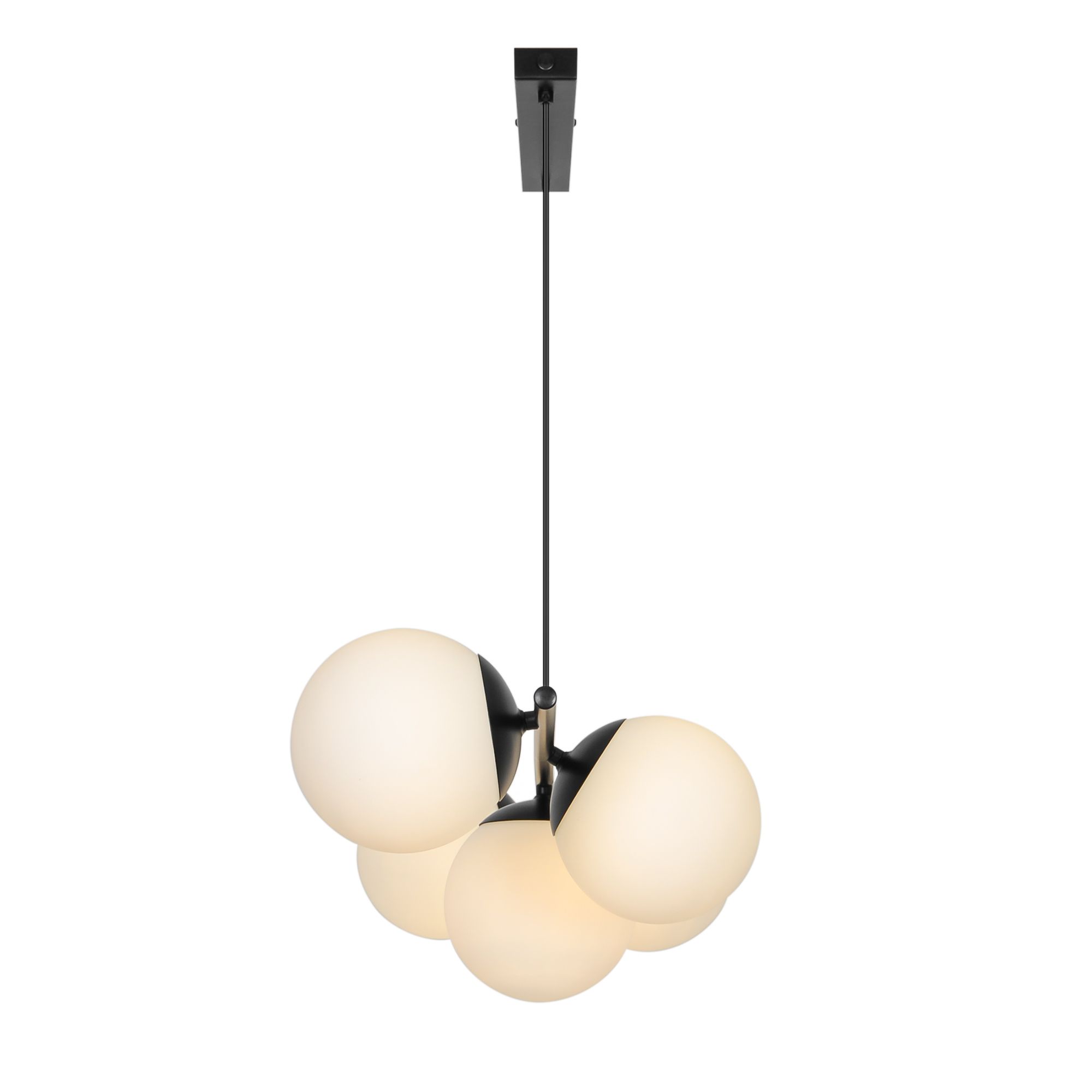 Pendelleuchte Lilly 5-spot Schwarz - E14, IP20, 230V