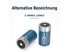 Lithium-Thionylchlorid Batterie ER34615 / D - 3.6V, 19000mAh
