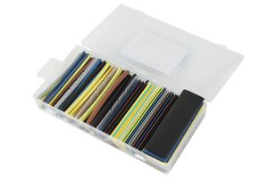 Kit Schrumpfschlauch - div. Farben, 90Stk.