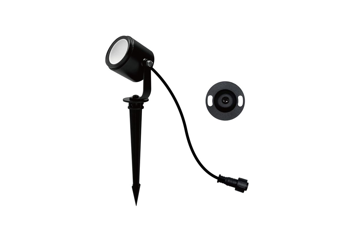 24V RGBW Smart Spot Duopack RGBW - 24V DC, 5W, 450lm, 3000K, IP65, 36°, anthrazit, inkl. Spike