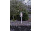 Solar Pollerleucht Terni - Silber, Lichtfarbe Warmweiss