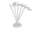 LED Akku- Tischleuchte LUPA H:45cm weiß - 3000K, 216lm, 3W, IP20