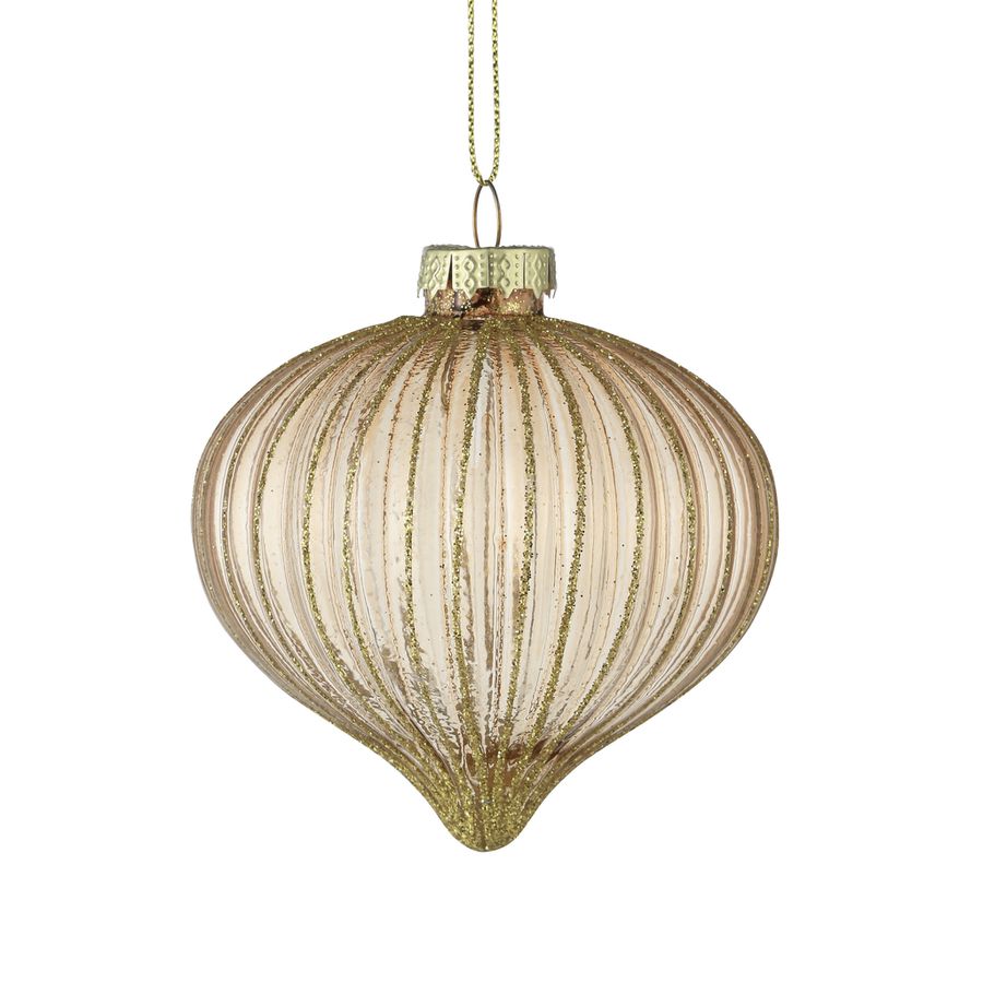 CHRISTBAUMKUGEL Ø80 CREME FANORE - CHRISTBAUMKUGEL Ø80 CREME FANORE