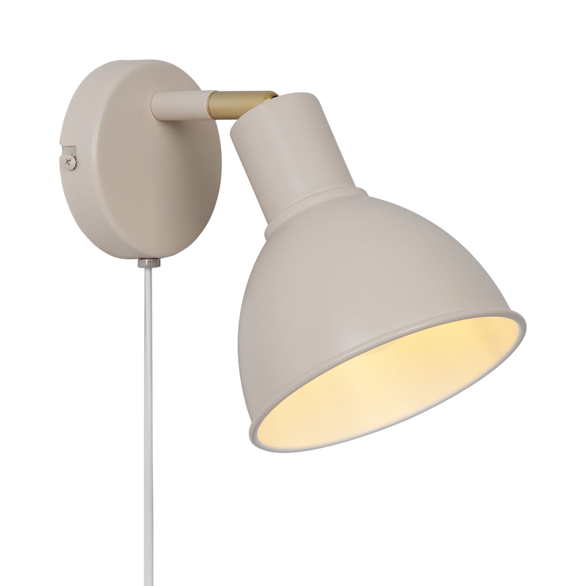 Pop , Wandleuchte, Beige - E27, IP20, max.18W