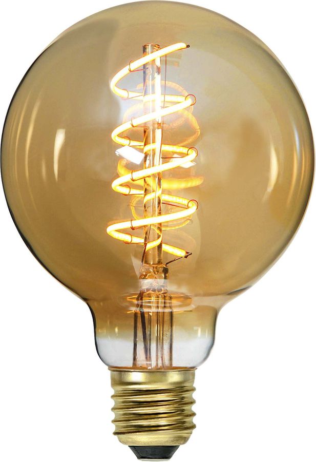 LED Leuchtmittel E27 G95 Decoled Spiral Amber - E27, 150Lm, 2000K, 3.2W, 220-240V AC