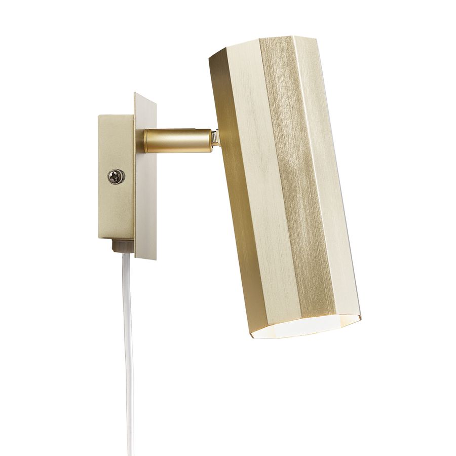Alanis , Wandleuchte, Messing - GU10, IP20, max.LED 5W