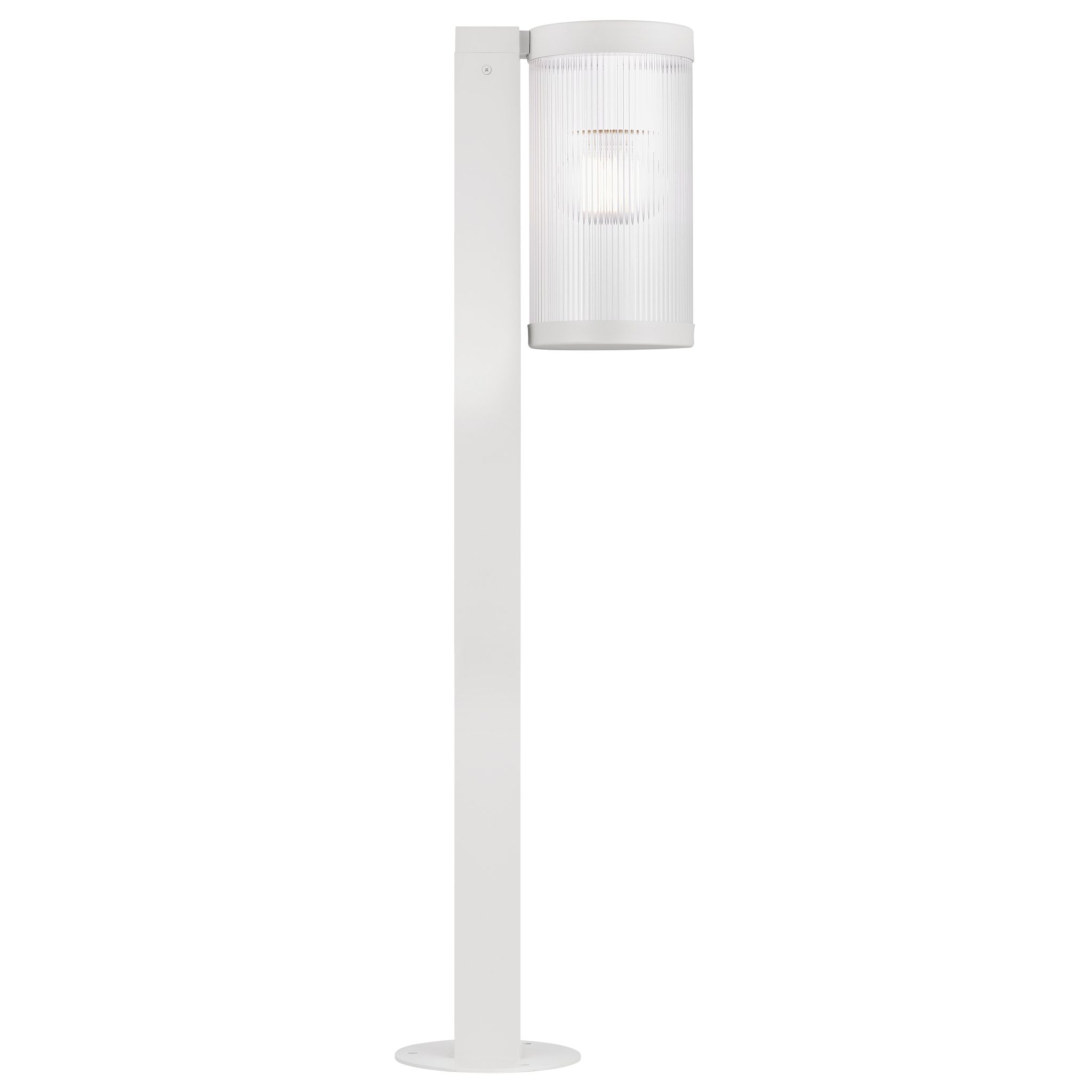 Wegleuchte COUPAR - 1xE27 (exklusiv), max.25W, IP54, weiss, dimmbar (optional Leuchtmittel), D=145mm, H=800mm