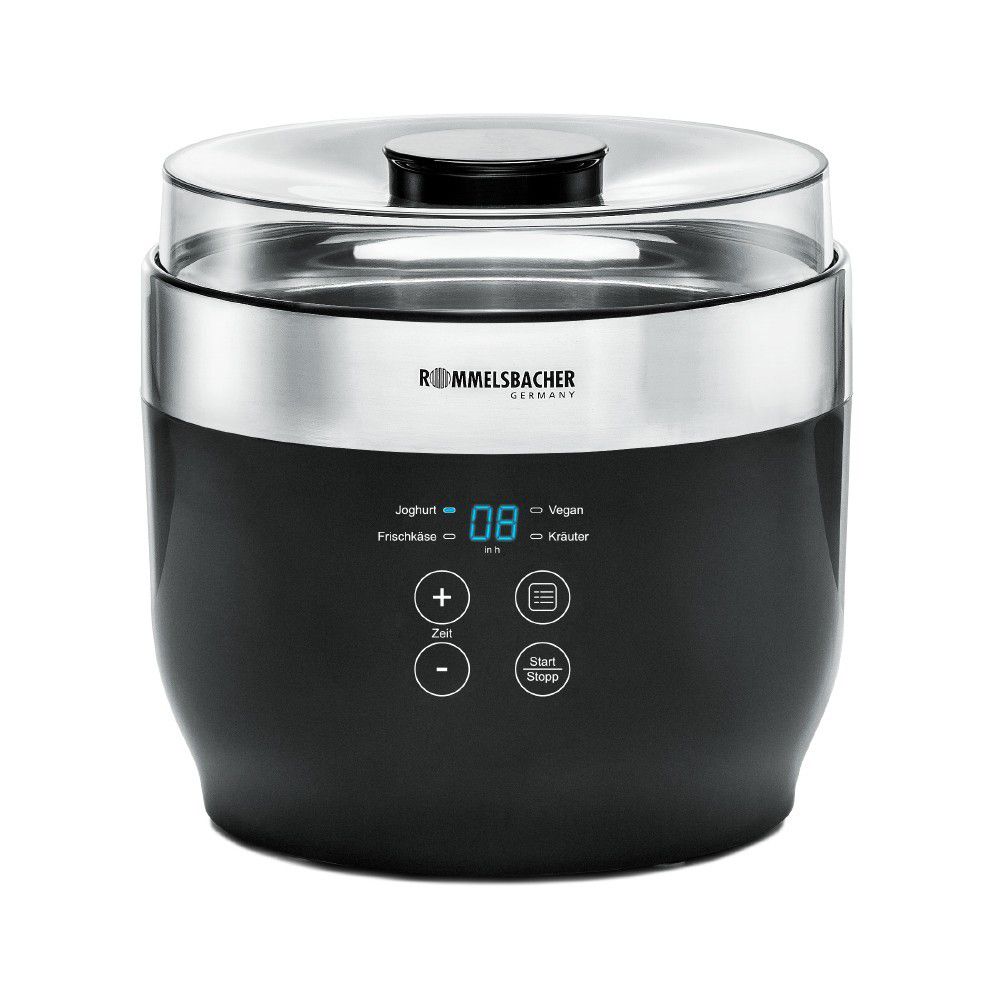 Joghurt- & Frischkäsebereiter JG 80 - Joghurt- & Frischkäsebereiter JG 80, Edelstahl/schwarz, 20W