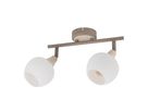 2er Deckenleuchte  MONACO  L: 28cm beige - IP20, E14, Beige