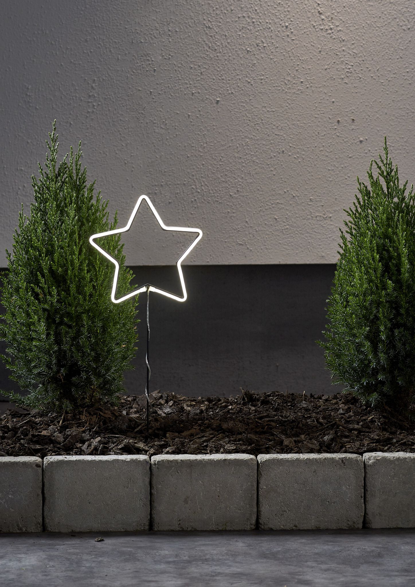 Outdoor Decoration NeonStern - IP44, Weiss, 72 LED's