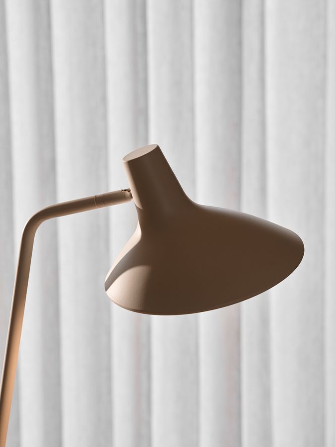 Stehlampe Darci Sandfarbig - E14, IP20, 230V