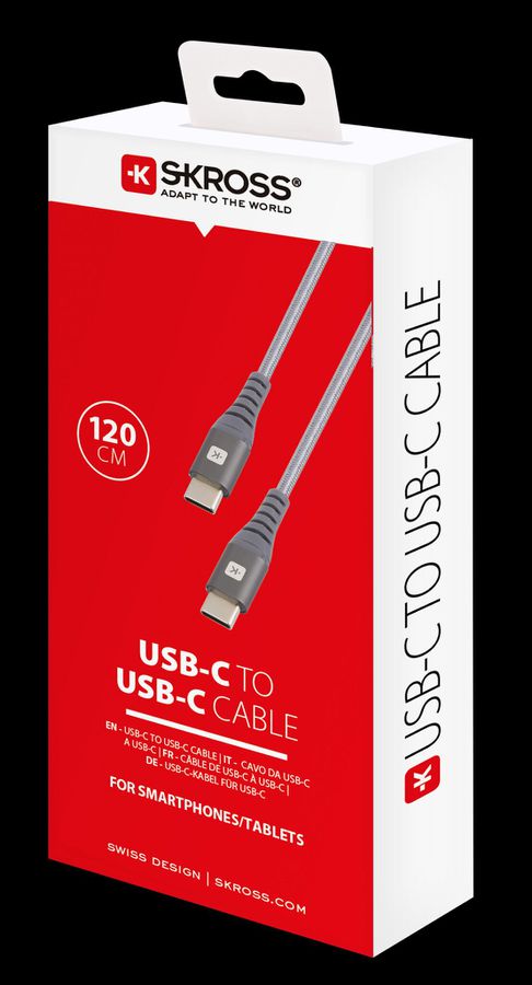 Charge'n Sync Typ-C - Charge‘n Sync Kabel, USB-C nach USB-C 2.0, 1.2m