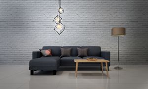 Pendelleuchte Cadre 3flg. h: 147cm - G9, 18W, IP20